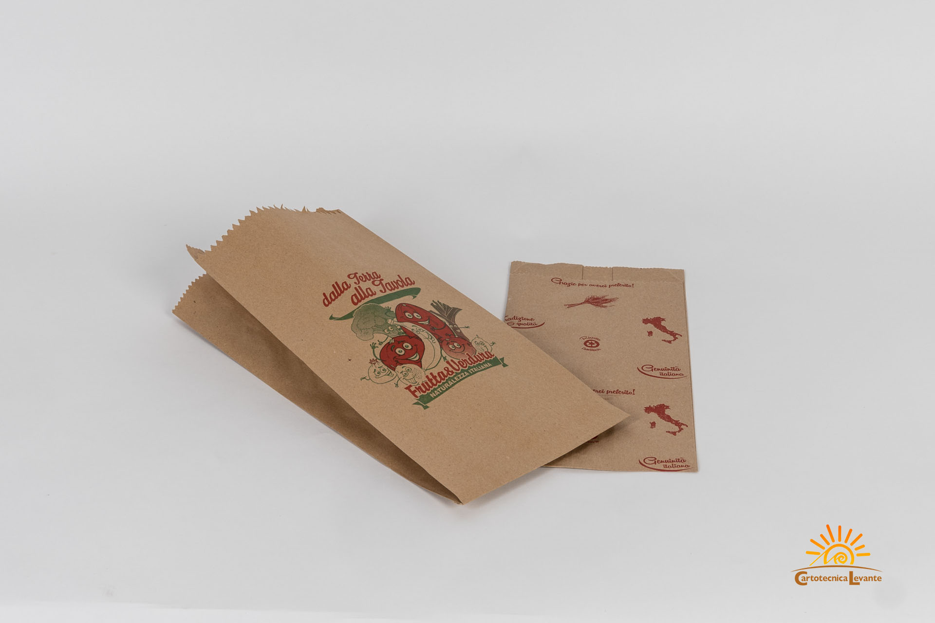 Cartotecnica Levante sacchetti in carta avana ecologico